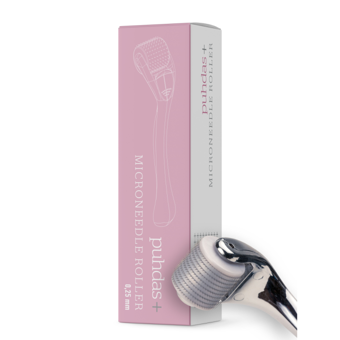1000016365_Puhdas_Microneedle_roller_system_0_25_mm_1_kpl_pakkauskuva_Pakkauskuva14311_jpg