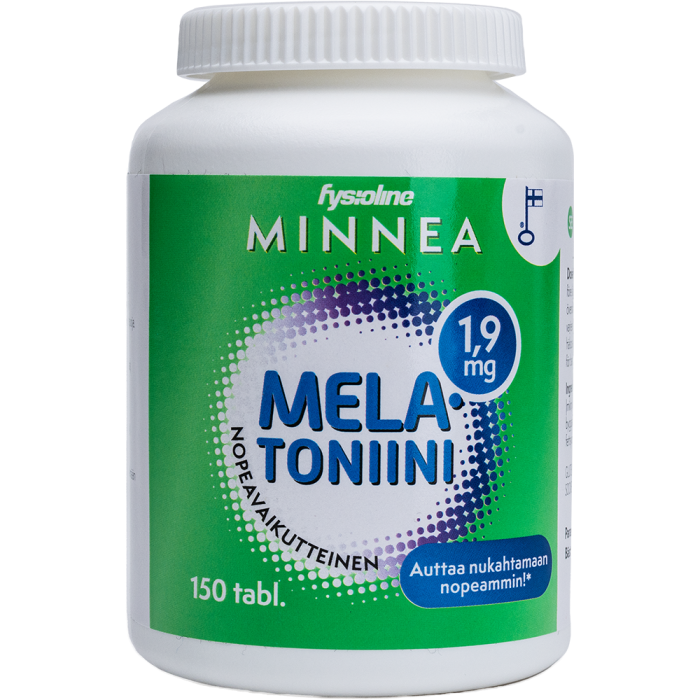 Minnea Melatoniini nopeavaikutteinen 1,9 mg 150 tabl kuva 2