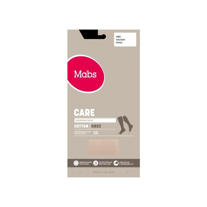 Mabs Care Tukisukka avoin kärki koko 2 1 pari kuva 3