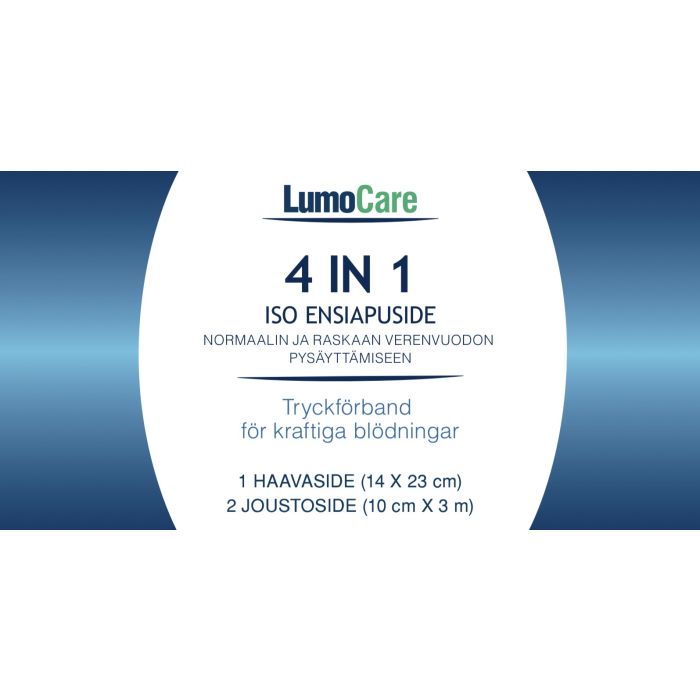 Lumocare 4 in 1 iso ensiapuside 1 kpl kuva 1