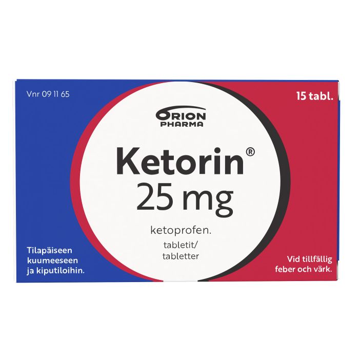 KETORIN tabletti 25 mg 15 fol kuva 6