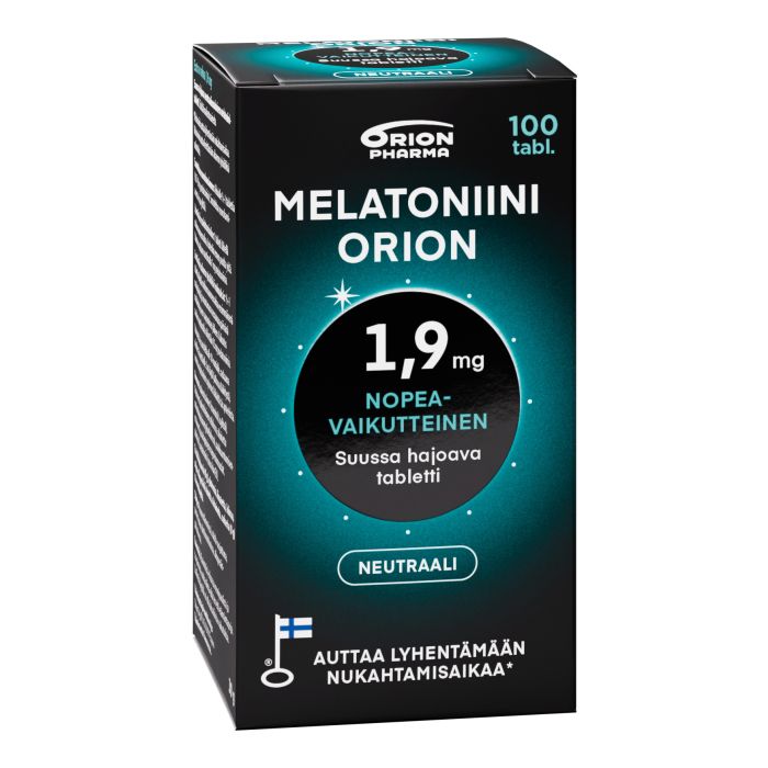 Melatoniini Orion 1,9 mg suussa hajoava 100 tabl kuva 4