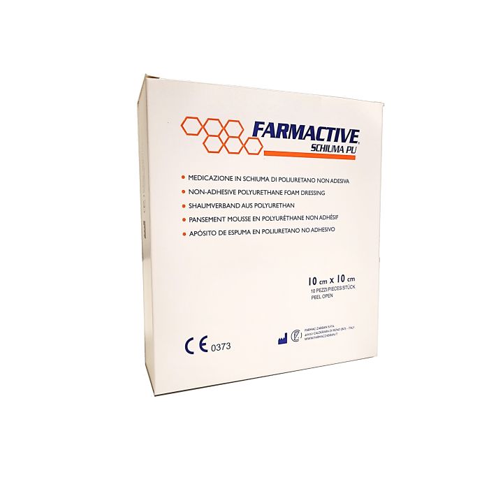 MEDS FARMACTIVE SCHIUMA PU Vaahtosidos 10x10 cm 10 kpl kuva 2