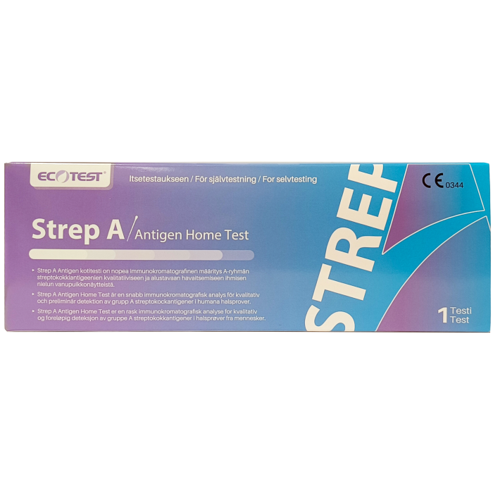 Ecotest Strep A kotitesti 1 kpl kuva 1