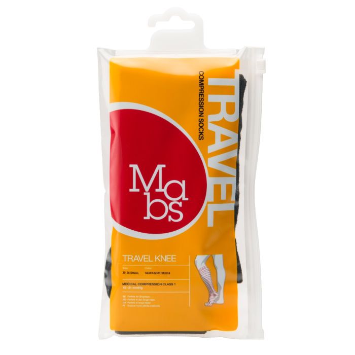 Mabs Travel tukisukka musta XL 1 pari kuva 1
