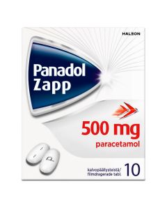 PANADOL ZAPP tabletti, kalvopäällysteinen 500 mg 10 fol