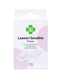 APTEEKKI Laastari Sensitive lajitelma 10 kpl