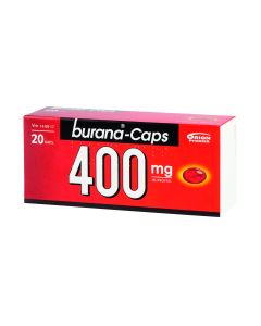 BURANA-CAPS kapseli, pehmeä 400 mg 20 fol