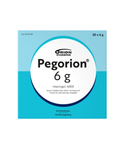 PEGORION jauhe oraaliliuosta varten, annospussi 6 g 20 x 6 g