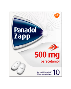 PANADOL ZAPP tabletti, kalvopäällysteinen 500 mg 10 fol