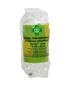 APTEEKKI Tukiside itseensäkiinnittyvä vihreä 7,6 cm x 4,5 m 1 kpl