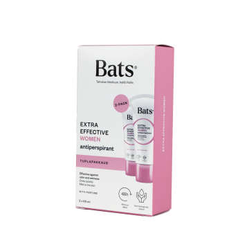 Bats Roll-on Women Antiperspirantti tuplapakkaus 2x60 ml