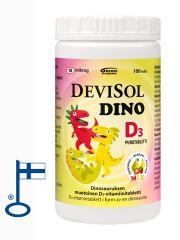 Devisol Dino mix 10 mikrog 100 purutabl